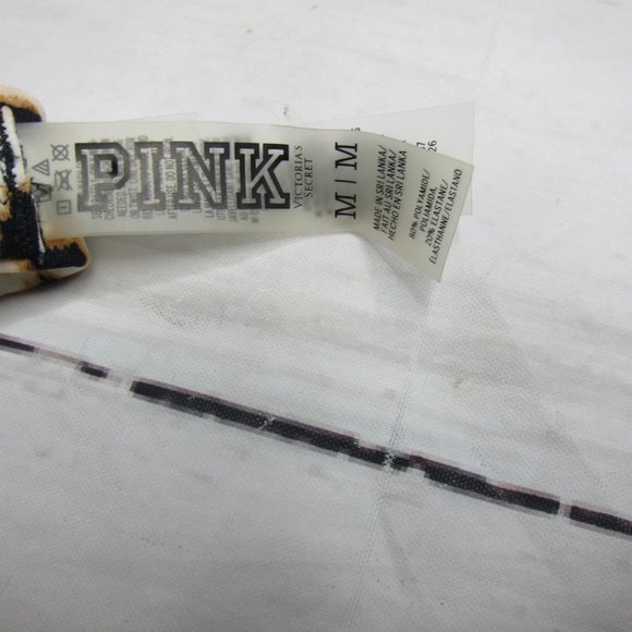 PINK Victoria's Secret Leopard Print Bikini TOP - Picture 5 of 9